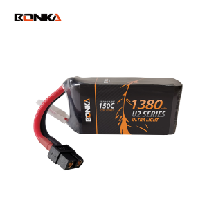 BONKA FPV 1380mAh 150C 4S Ultra Series Racing LiPo